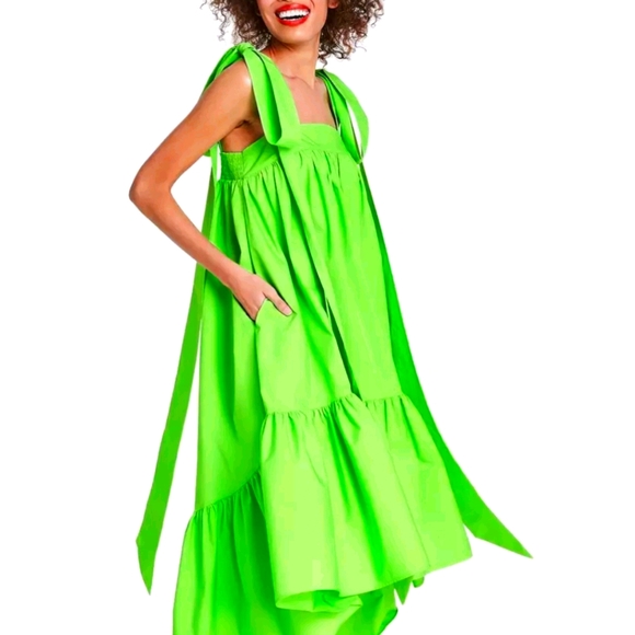 NWT Christopher John Rogers for Target Dress Green - Picture 1 of 1